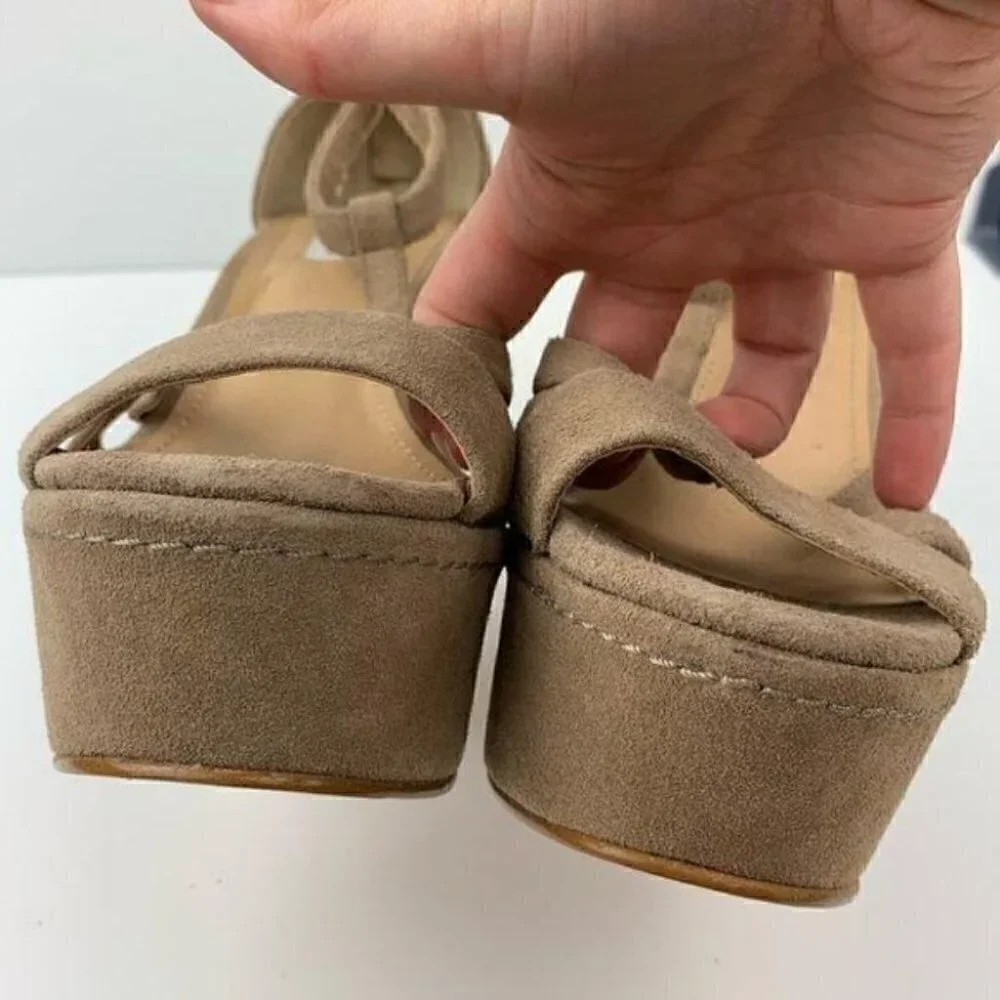 Steve Madden platforms sz 8.5 P-gabbi suede chunky